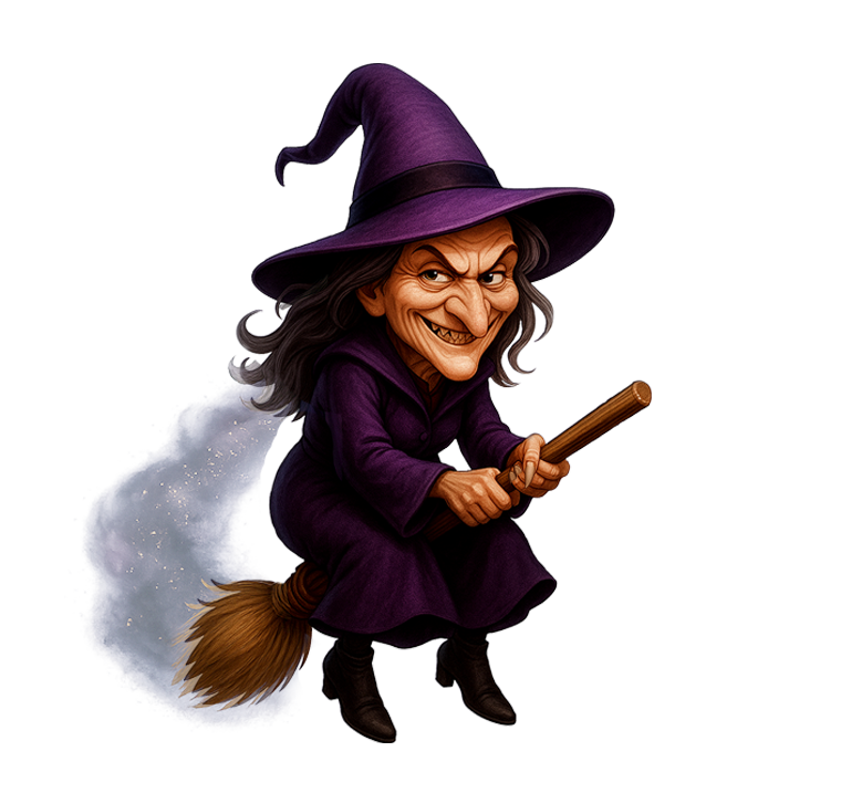 Sorcière MH 2026 avec griffes et trainée