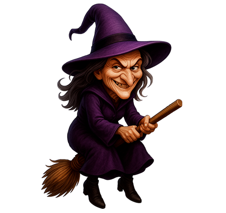 Sorcière Maison Hantée - 760x717